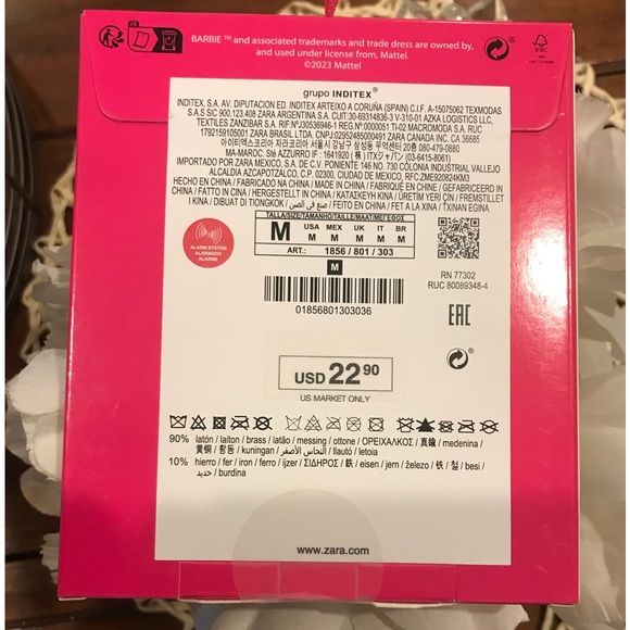 🆕 ZARA BARBIE™ MATTEL GOLD-PLATED HAIRPIN/HAIR CLIP- SPECIAL COLLECTION- NWT! - Picture 6 of 6